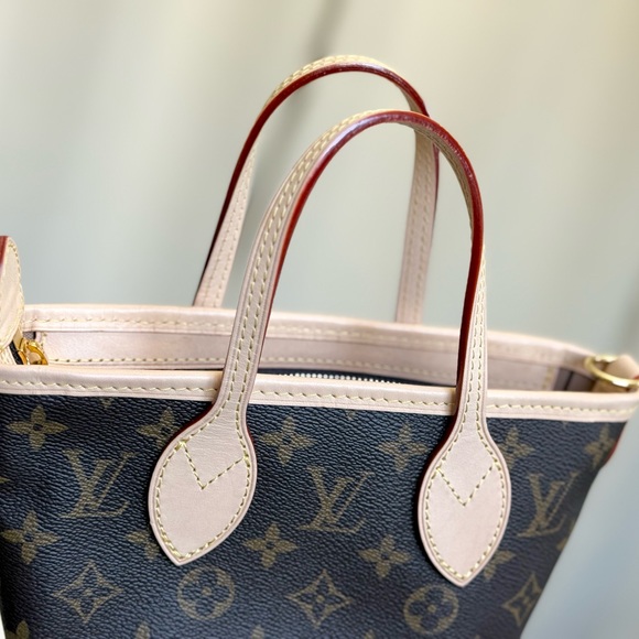 Louis Vuitton Neverfull BB Monogram Beige Bag Only - Picture 5 of 16